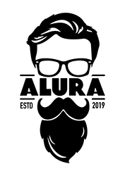 logo secundária da Barbearia Alura