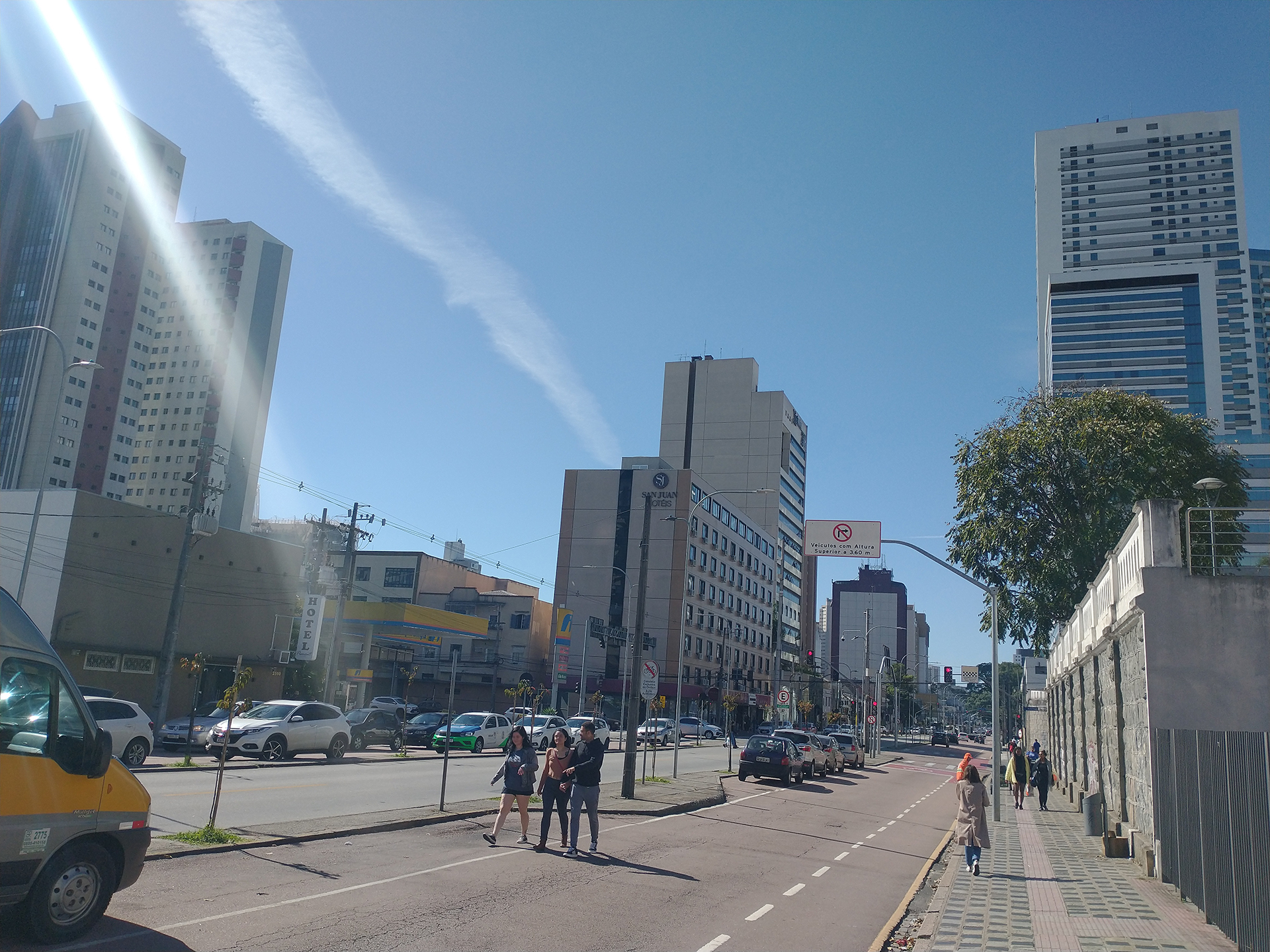 Uma foto da cidade de Curitiba